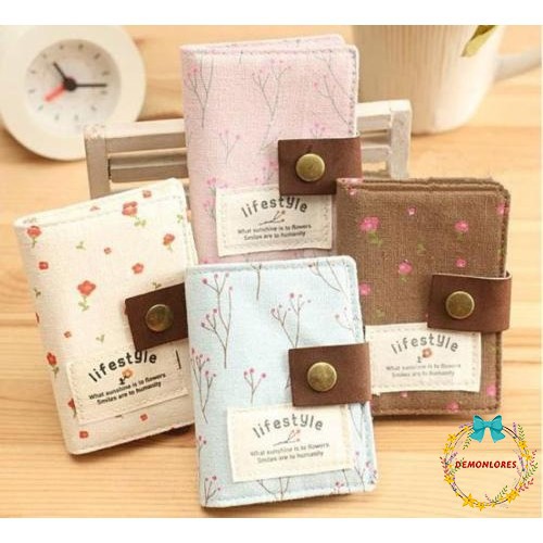 Ví họa tiết hoa nhí dễ thương dành cho nữ