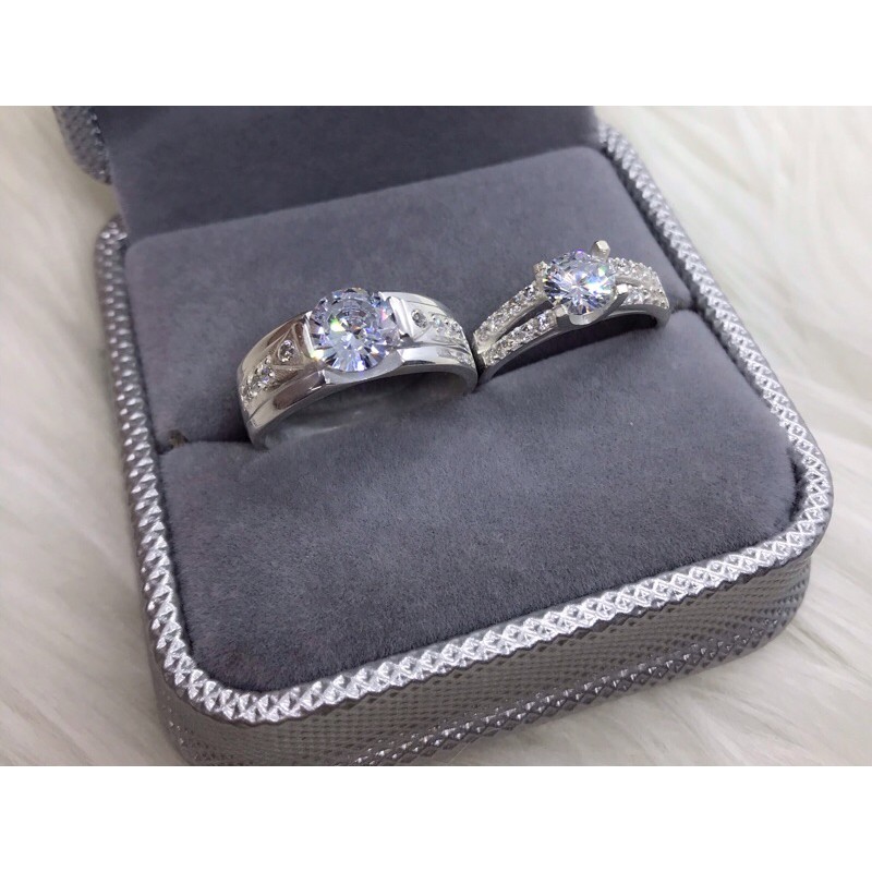 Nhẫn đôi nam nữ NGỌC MẬU mẫu to