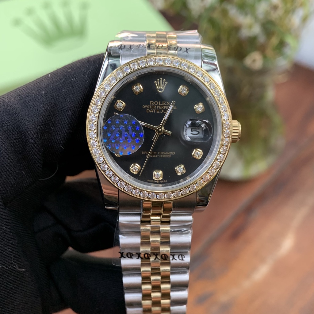 Đồng Hồ Nam RL DATEJUST Size 38mm, Size 41mm, Viền Đá, Mặt Kính Sapphire, Máy Cơ Automatic Nhật, Chống Nước 5ATM [Bảo Hà | BigBuy360 - bigbuy360.vn