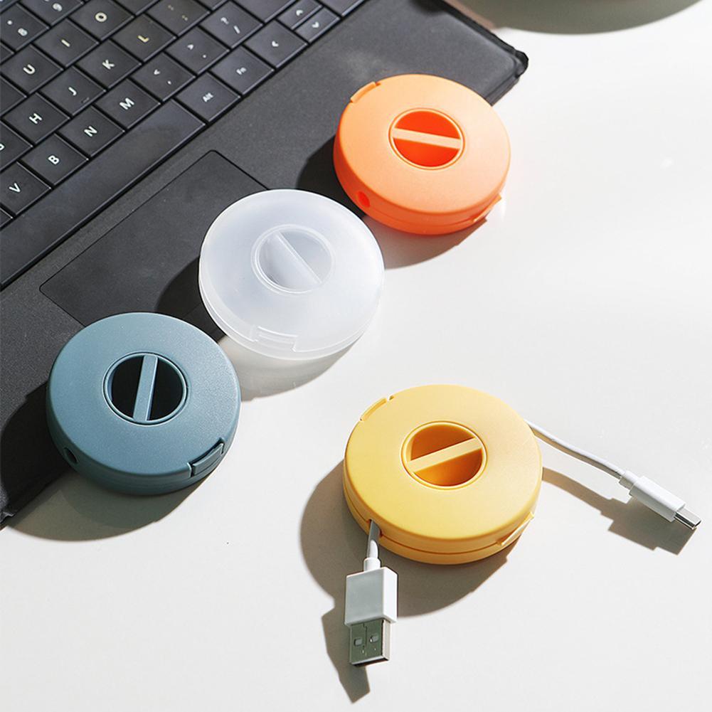 1 Dụng Cụ Quấn Dây Cáp / Tai Nghe K2V3 Có Thể Xoay Được