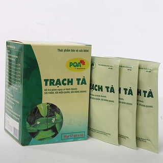 PQA Trạch Tả Dùng Cho Người Tiểu Dắt, Tiểu Buốt, Hỗ Trợ Giảm Nguy Cơ Hình Thành Sỏi Thận Hộp 12 Gói