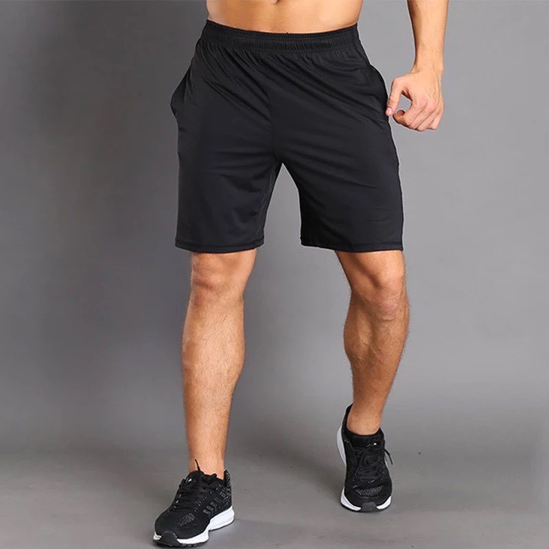 Quần Short Thun lạnh thể thao 2 túi khóa kéo chất vải dày, mềm mịn co dãn 4 chiều top  bestseler - QSTT2506