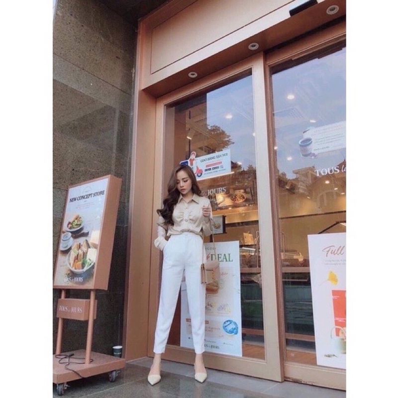 Bigsize Quần tây lưng thun nút bọc 55-95kg