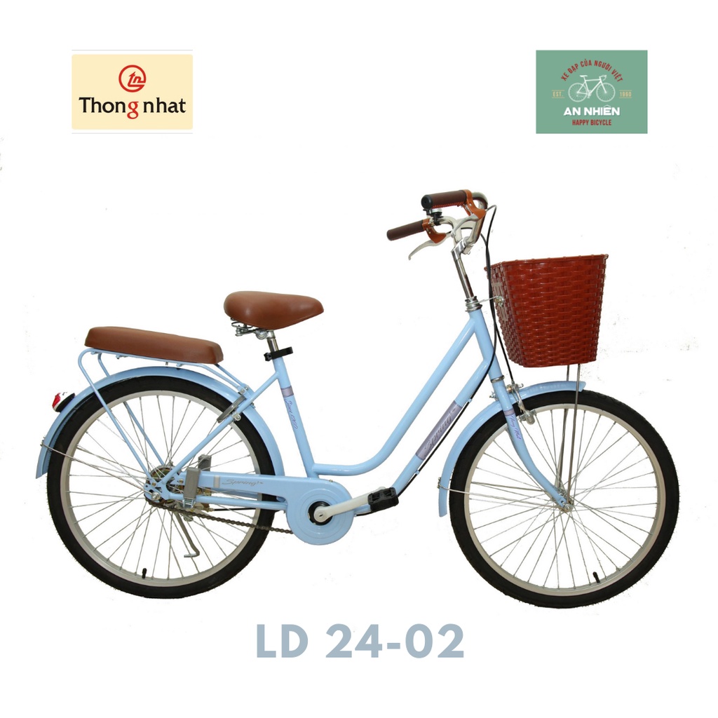 Xe đạp nữ Thống nhất - LD 24-02 -  Xe spring cỡ 24 inchs