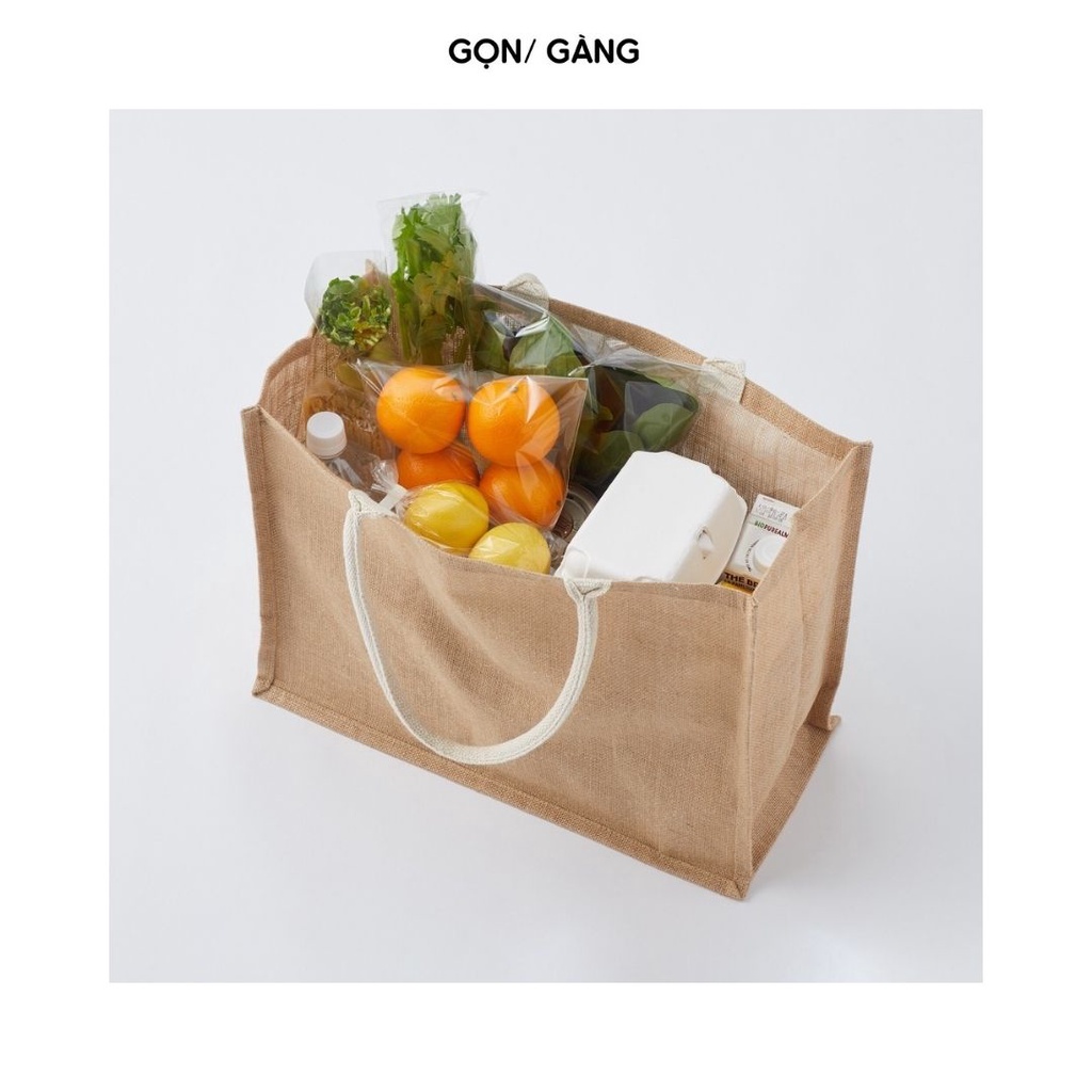 Túi cói đi biển vintage COMBO 4 túi chống nước các size A6 B5 A4 A3 form cứng đựng quần áo đi biển đi du lịch đi làm