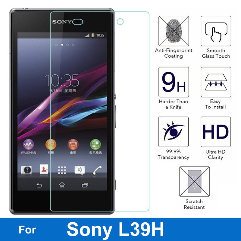 Kính Cường Lực Siêu Mỏng 0.26mm Cho Sony Xperia Z1 L39H C6902 Lte C6903 C6906