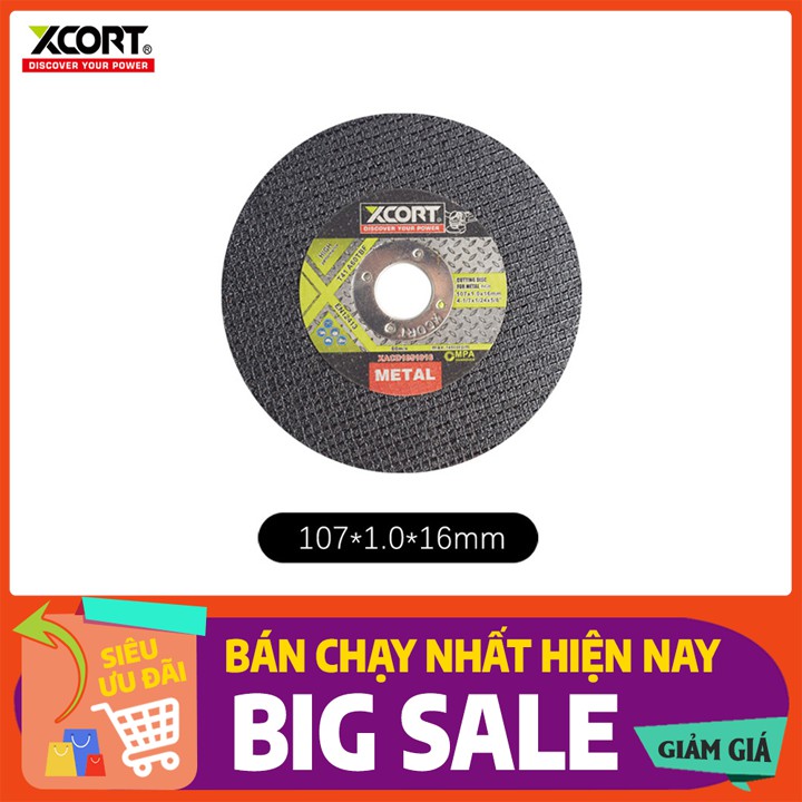 Đá cắt sắt 110MM XCORT đá mài cho máy mài cầm tay chính hãng