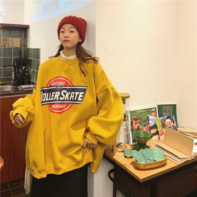 Áo hoodie 𝐍𝐈̉ 𝐎𝐔𝐓𝐒𝐈𝐃𝐄 ROLLER SKATE 4 màu unisex HOT HIT | BigBuy360 - bigbuy360.vn