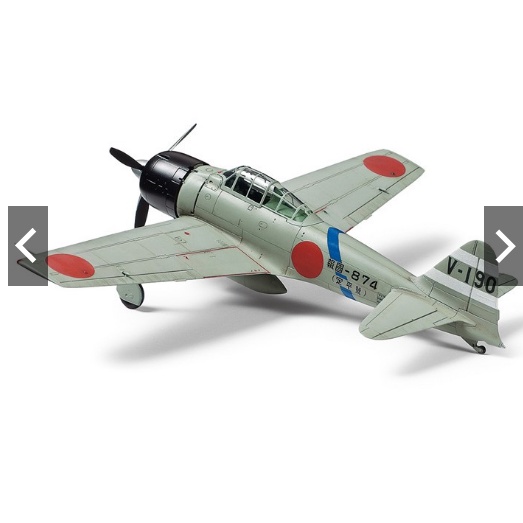 Mô hình máy bay quân sự 1/72 SCALE MITSUBISHI A6M3 ZERO FIGHTER MODEL 32 (HAMP) 60784 TAMIYA