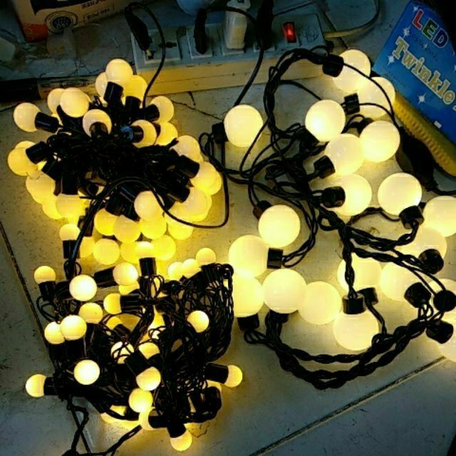(Video Review) Dây Đèn Led Bóng Tròn Trang Trí Sân Vườn - Nhà Cửa- Quán Cafe - Đèn Cherry Ball M88