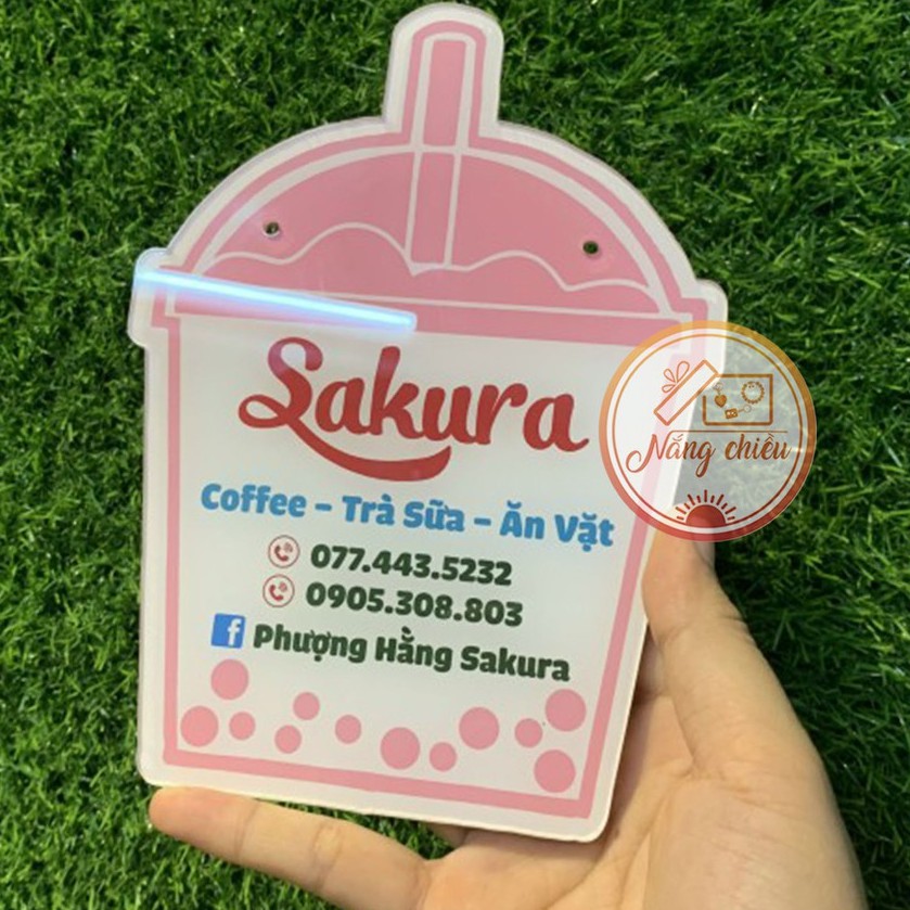 Bảng hiệu trà sữa