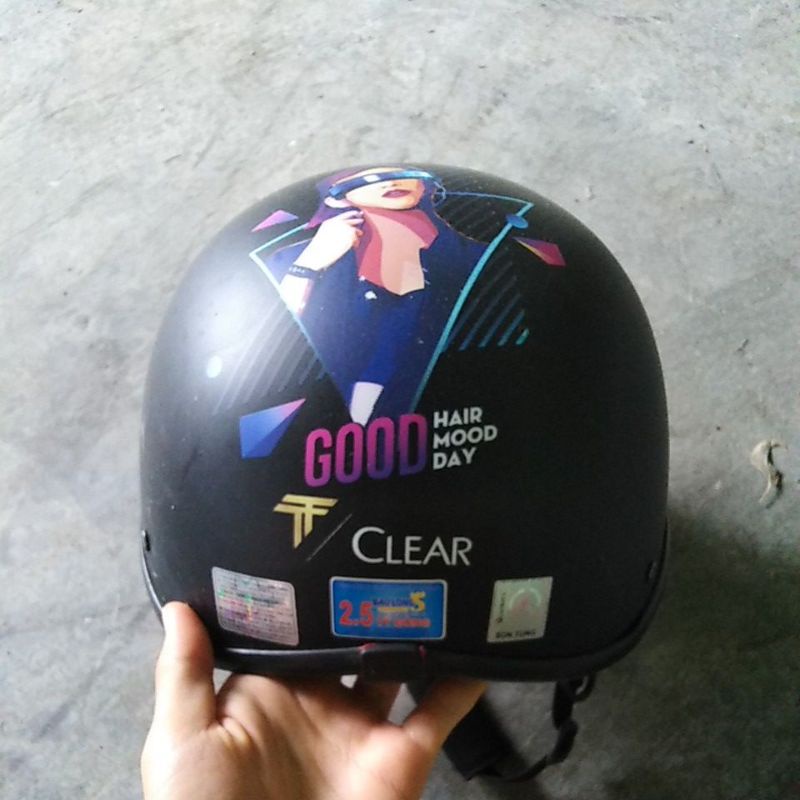 mũ bảo hiểm clear good 99%