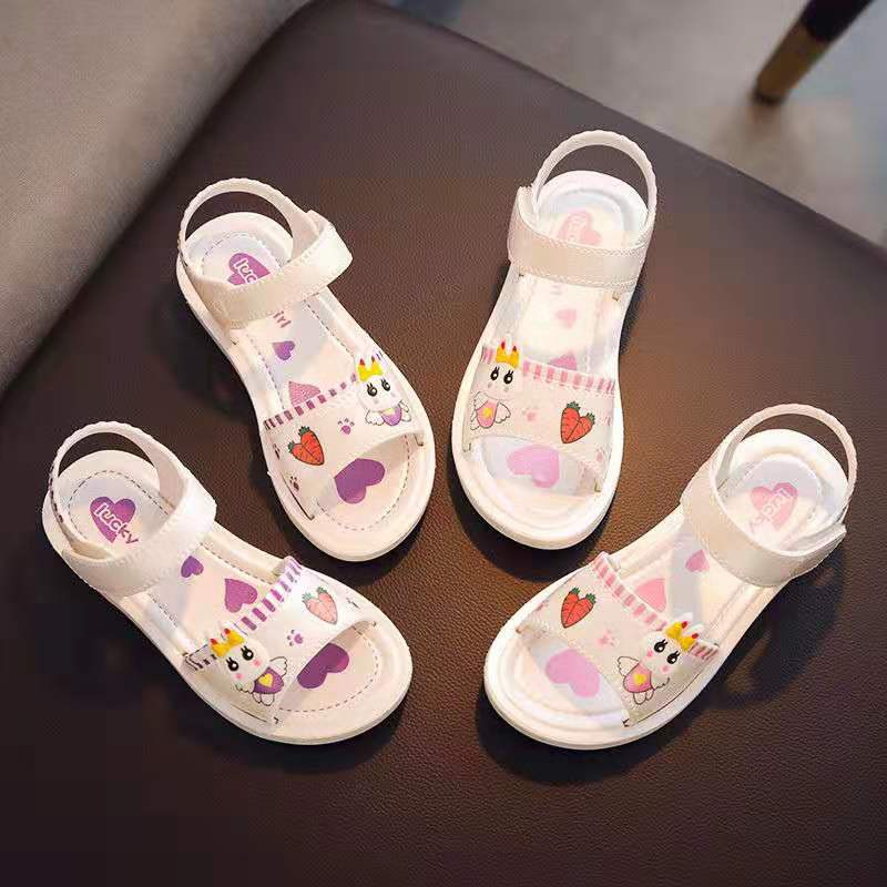 (NY021)Sandal bé gái kiểu dáng giản dị siêu bền