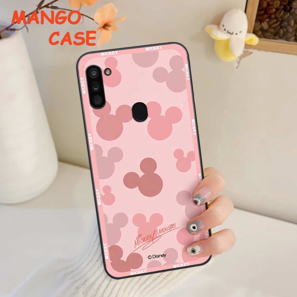 Ốp lưng điện thoại Samsung A11 / M11 hình mic key min nie mouse thời trang, vỏ ốp rẻ đẹp