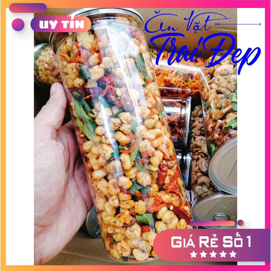 Bắp Rang 4 Loại Tự Chọn hủ Pet 350g - Trai Đẹp Snack