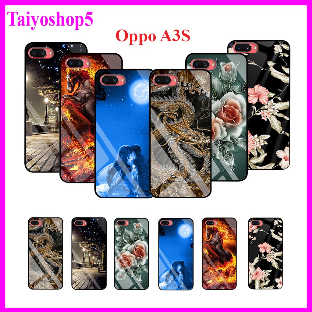"Ốp lưng Oppo A3s " Mặt kính 3D sang trọng_Không Nhòe, Không Phai Hình Taiyoshop5