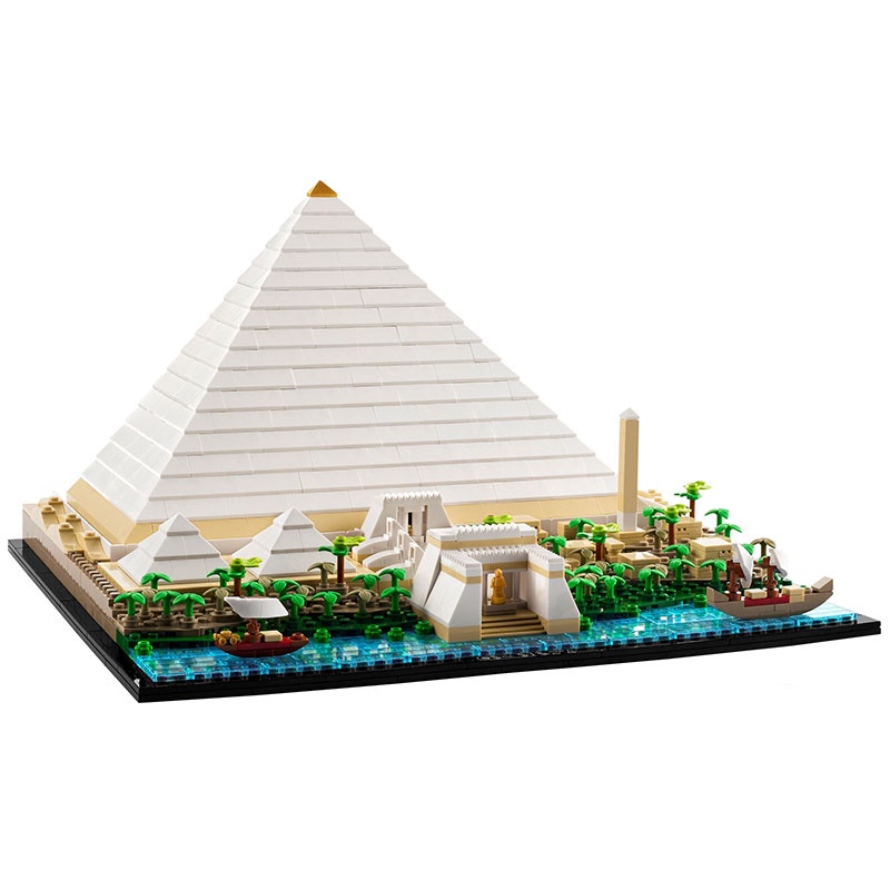 Đồ chơi giáo dục Lắp ráp Mô hình 6111 The Great Pyramid of Giza Model City Architecture Street View