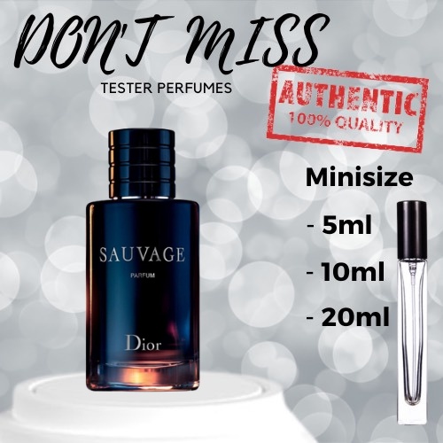 Nước hoa Dior Sauvage Eau de Parfum (5ml/10ml/20ml)  [𝙳𝚘𝚗𝚝.𝚖𝚒𝚜𝚜]