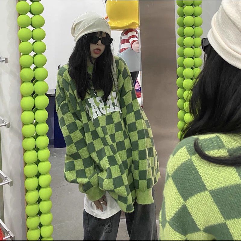 Áo len caro style hiphop 3 màu đen đỏ xanh unisex nam nữ