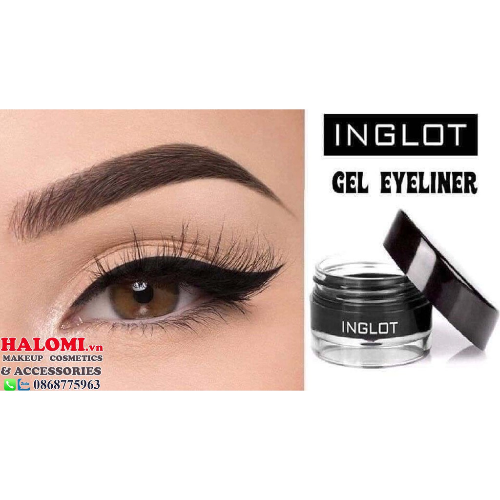 Gel Inglot Kẻ Mắt Không Lem Không Trôi Chính Hãng