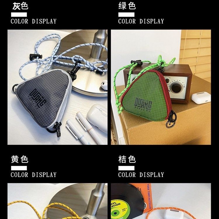 Túi Đeo Chéo Mini Đựng Tai Nghe Phong Cách Hip Hop Thời Trang Cho Nam