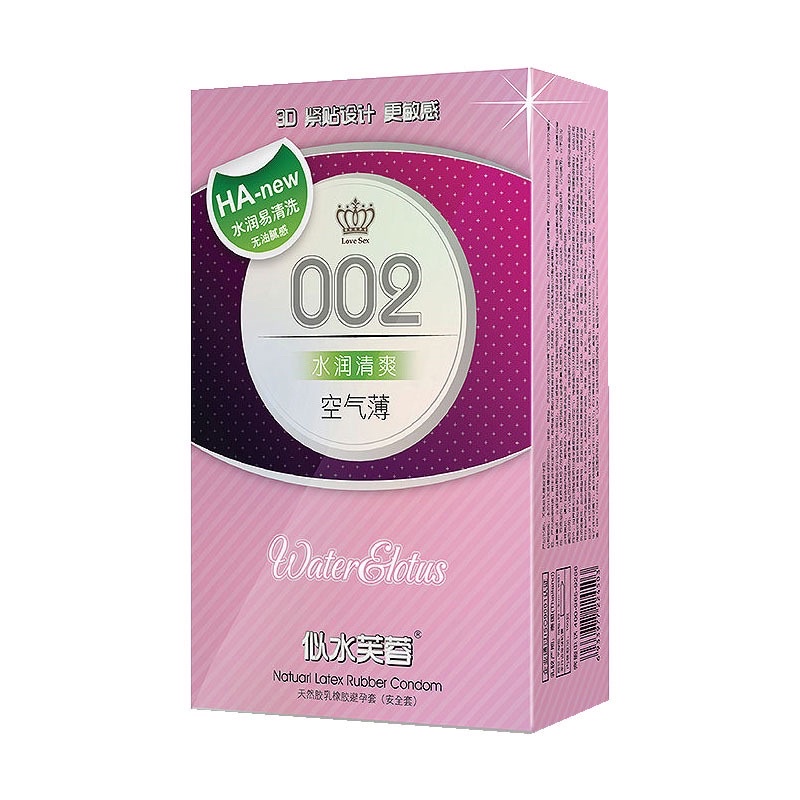 Bao cao su HA 002 siêu mỏng nhiều nước nội địa trung quốc hộp 100 cái