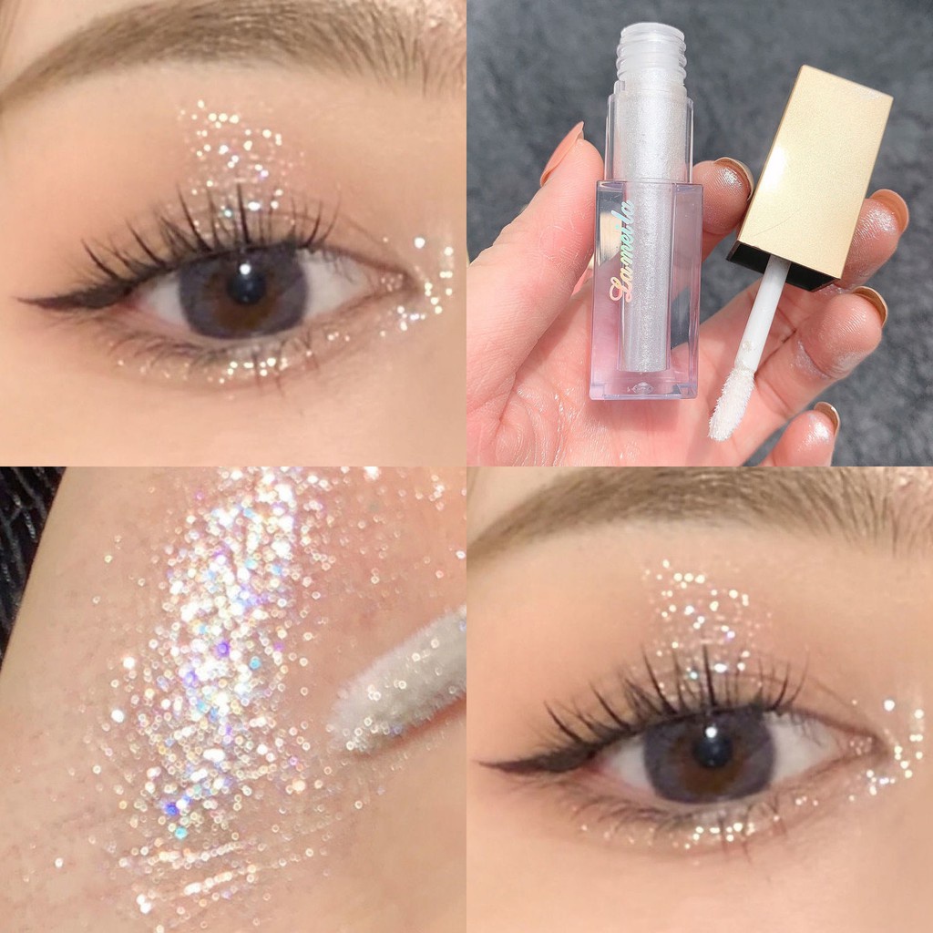 [Hàng mới về] Thỏi Phấn Mắt Dạng Gel Trang Điểm Mắt Lấp Lánh Kháng Nước Có 6 Màu Tùy Chọn