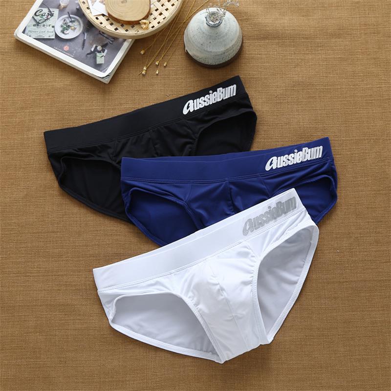 Quần lót nam aussiebum quần lót nam tam giác Túi U U U U U U U U U U U U đồng màu phong trào học sinh số 1 sao