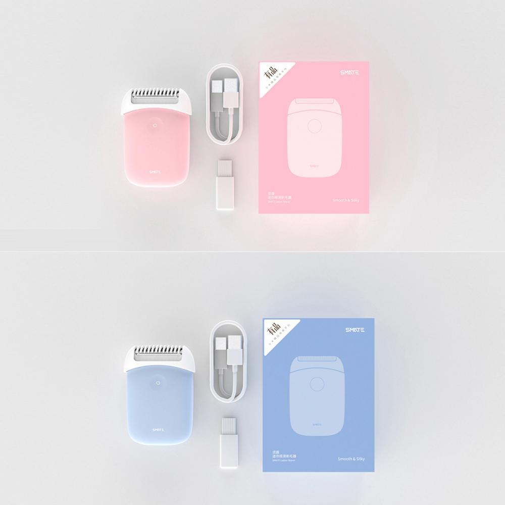 Máy cạo lông vệ sinh cơ thể Xiaomi Smate chạy điện nhỏ gọn có thể sạc USB tiện dụng