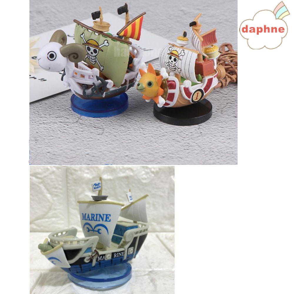 DAPHNE Hot Blooded One Piece Ship Action Figure Marine Going Merry Great Sailing Thousand Sunny Grand Pirate Lifelike Ship Manga Collectibles