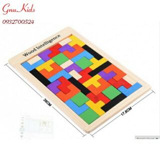 Xếp gạch bằng gỗ