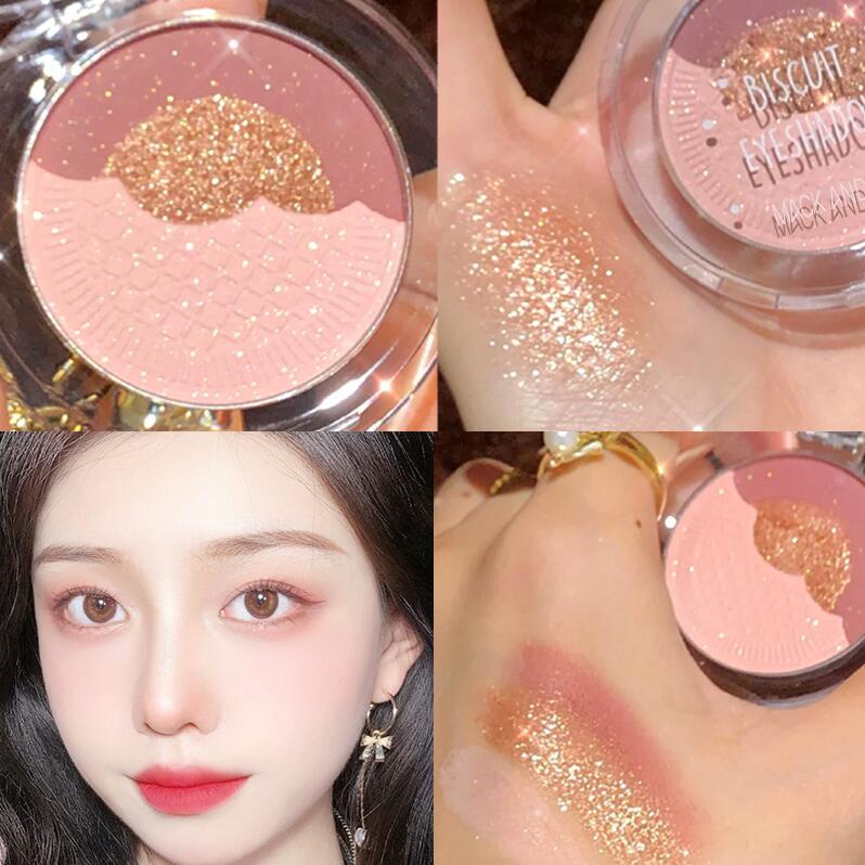 [Hàng mới về] Bảng phấn mắt ba màu lấp lánh hợp thời trang