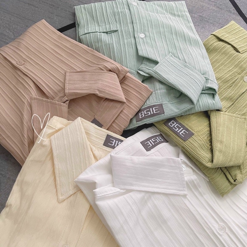 ÁO SƠ MI H&T vải line,xô,cotton cổ sơ mi,cổ tay bó đủ màu