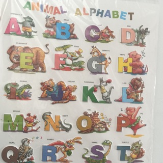 Tranh nổi 3d bảng chữ cái và chữ số