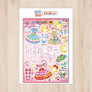Đồ chơi cắt thủ công Búp bê giấy Set BBG 0033