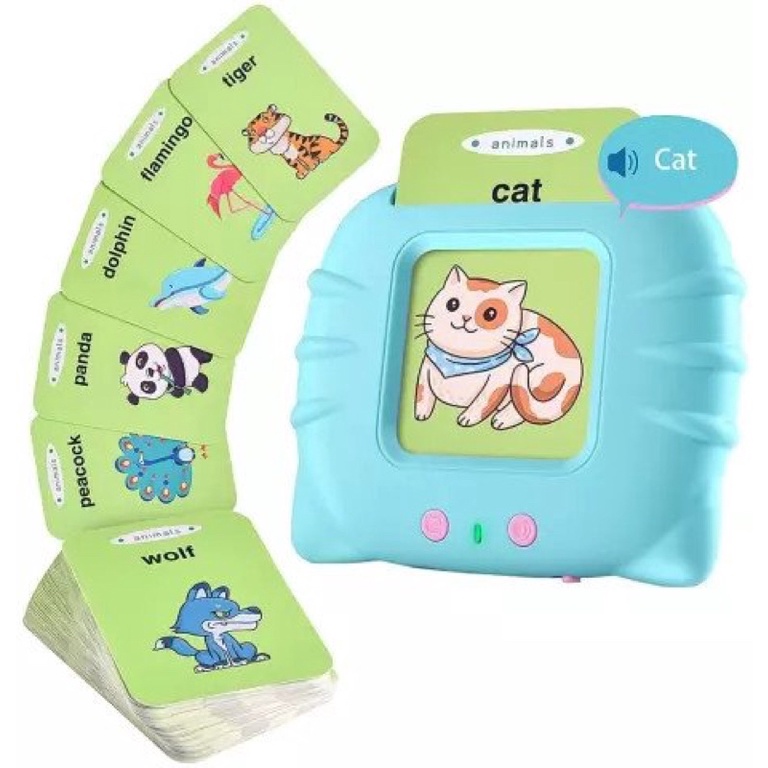 Máy Đọc Thẻ Flashcard Tiếng Anh Dành Cho Trẻ Em Gồm 224 Từ Vựng Không Có Sóng Điện Từ Dành Cho Bé