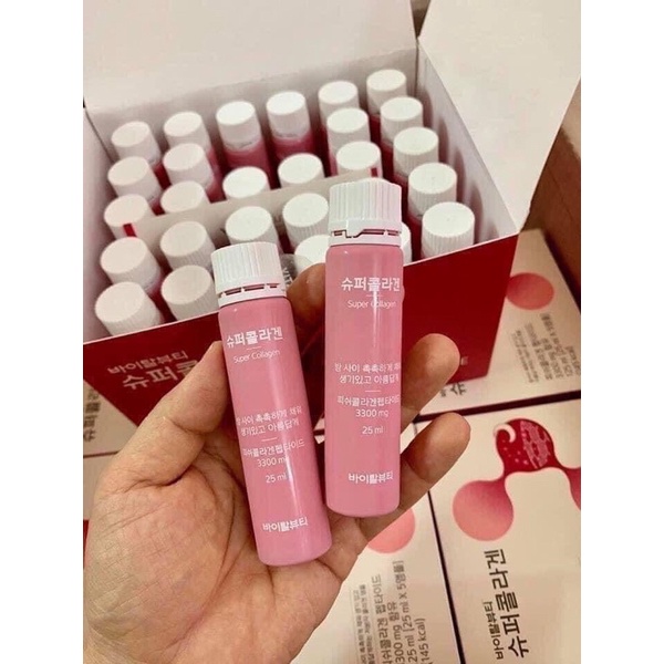 Nước uống đẹp da VB collagen Vital Beauty hộp 30 ống