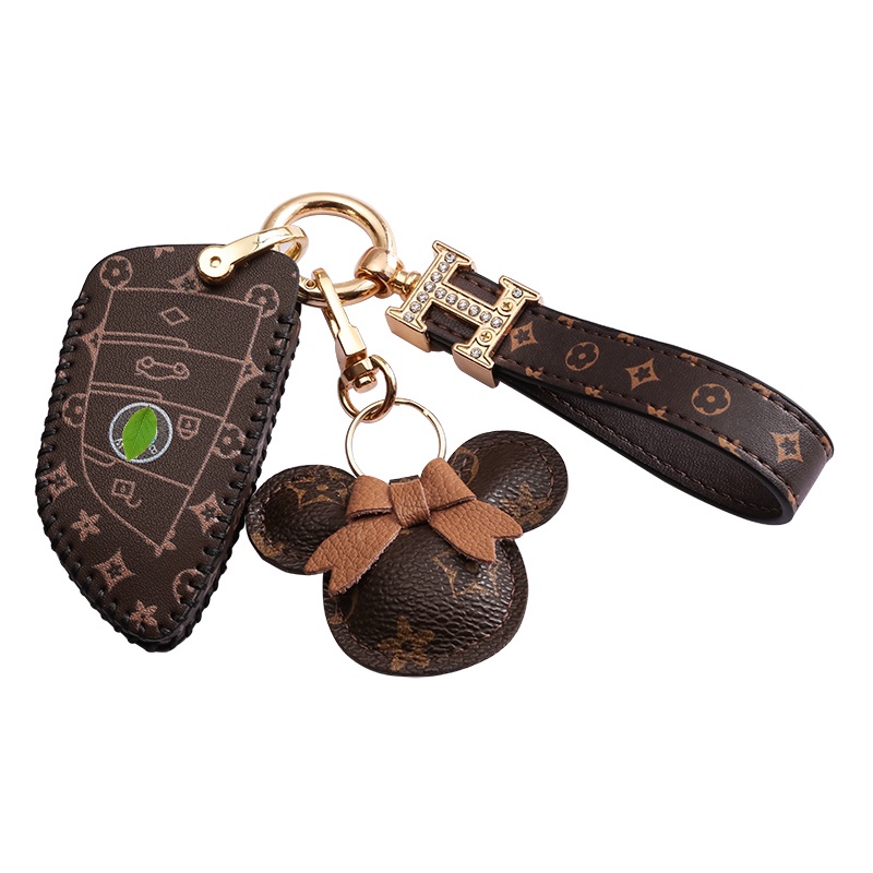 Bao Da Đựng Chìa Khóa Điều Khiển Từ Xa Cho Xe Hơi Bmw E90 E60 E70 E87 3 5 6 Series M3 M5 X1 X5 X6 Z4