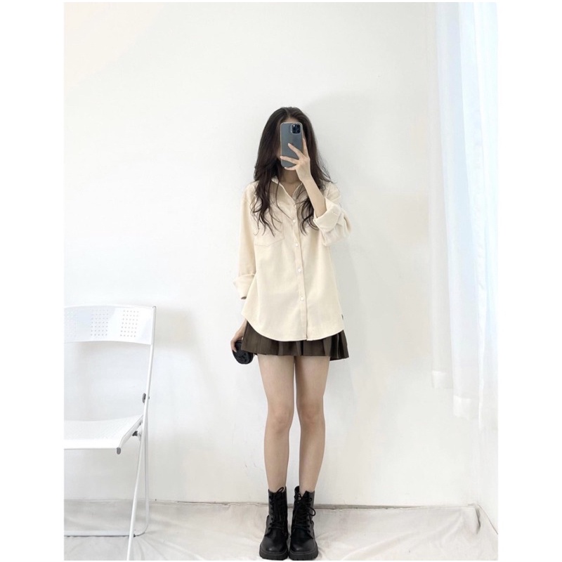 Áo Sơ Mi Tay Phồng L.Y Store Nữ 🌸 Thun kiểu form rộng bánh bèo tiểu thư vintage cá tính Ulzzang🌸