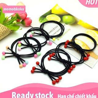 Dây cột tóc co giãn hình quả cherry đáng yêu