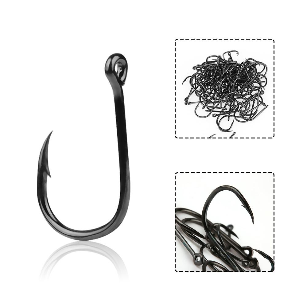 Bộ 100 Móc Câu Cá Sắc Bén Nhiều Kích Cỡ