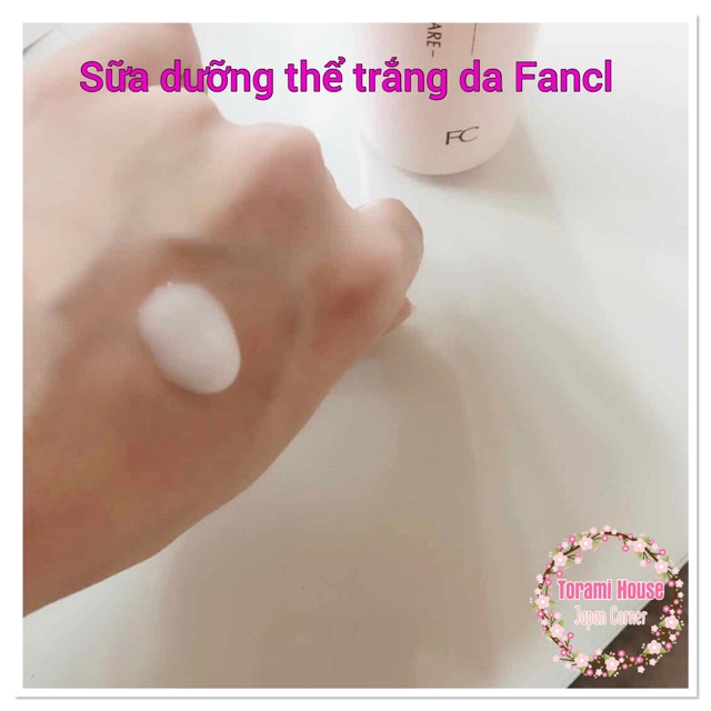 Sữa dưỡng thể trắng da chống lão hoá Fancl Body milk whitening &amp; aging care