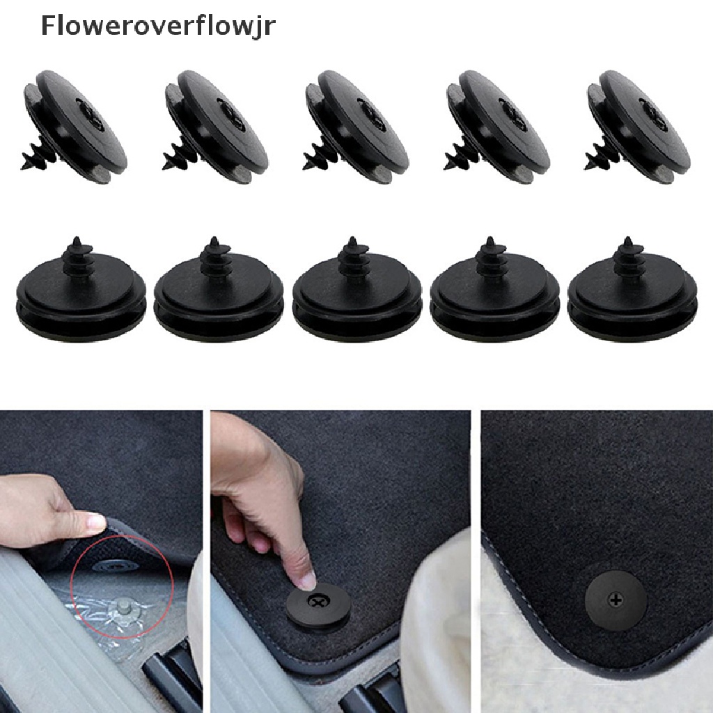 Set 10 Kẹp Cố Định Thảm Lót Sàn Xe Ô Tô