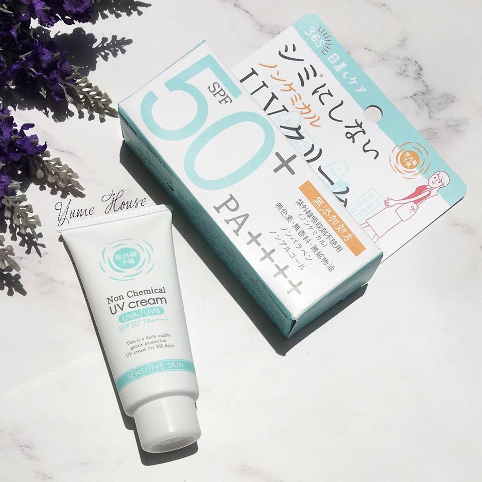 Kem chống nắng Shigaisen Yohou Non Chemical UV Cream SPF 50+ PA++++