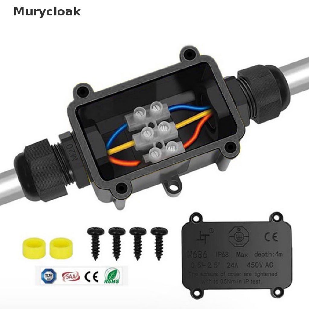 Hộp Đấu Nối Dây Cáp 2 / 3 Chiều Chống Nước IP66