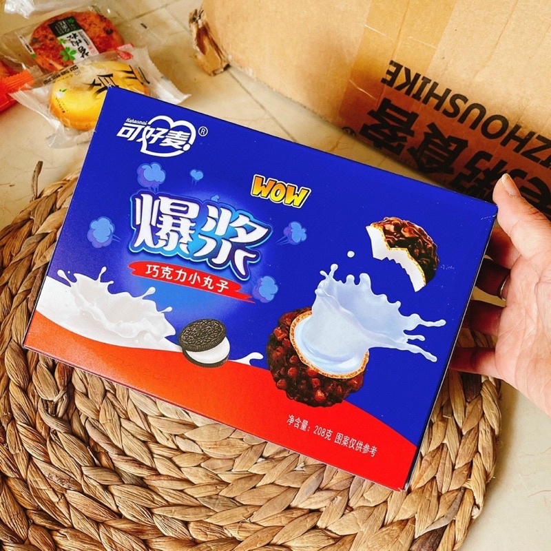 Bánh OREO Chocolate Nhân Sữa Chảy - Ăn Vặt 492