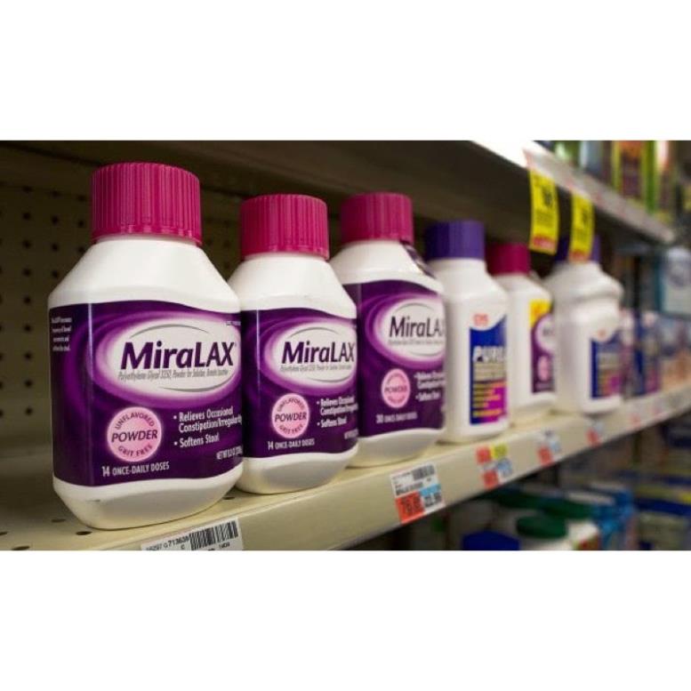 Bột uống hỗ trợ giảm táo bón MiraLax Mỹ hộp 574gr