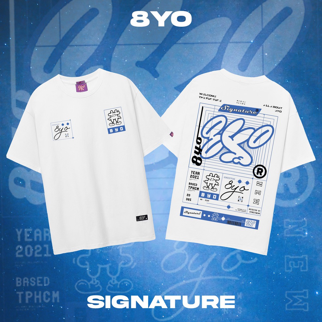 Áo thun 8YO Signature 4.0 Tee - Trắng