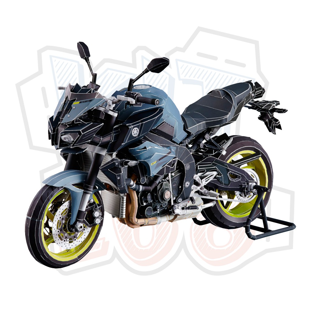 Mô hình giấy xe máy Detailed Yamaha MT-10 (FZ-10)