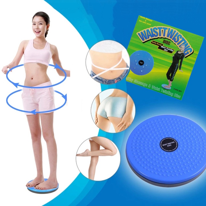 Đĩa Xoay Eo Tập Thể Dục 360 Độ Giảm Mỡ Bụng Có Hạt Massage Bàn Chân